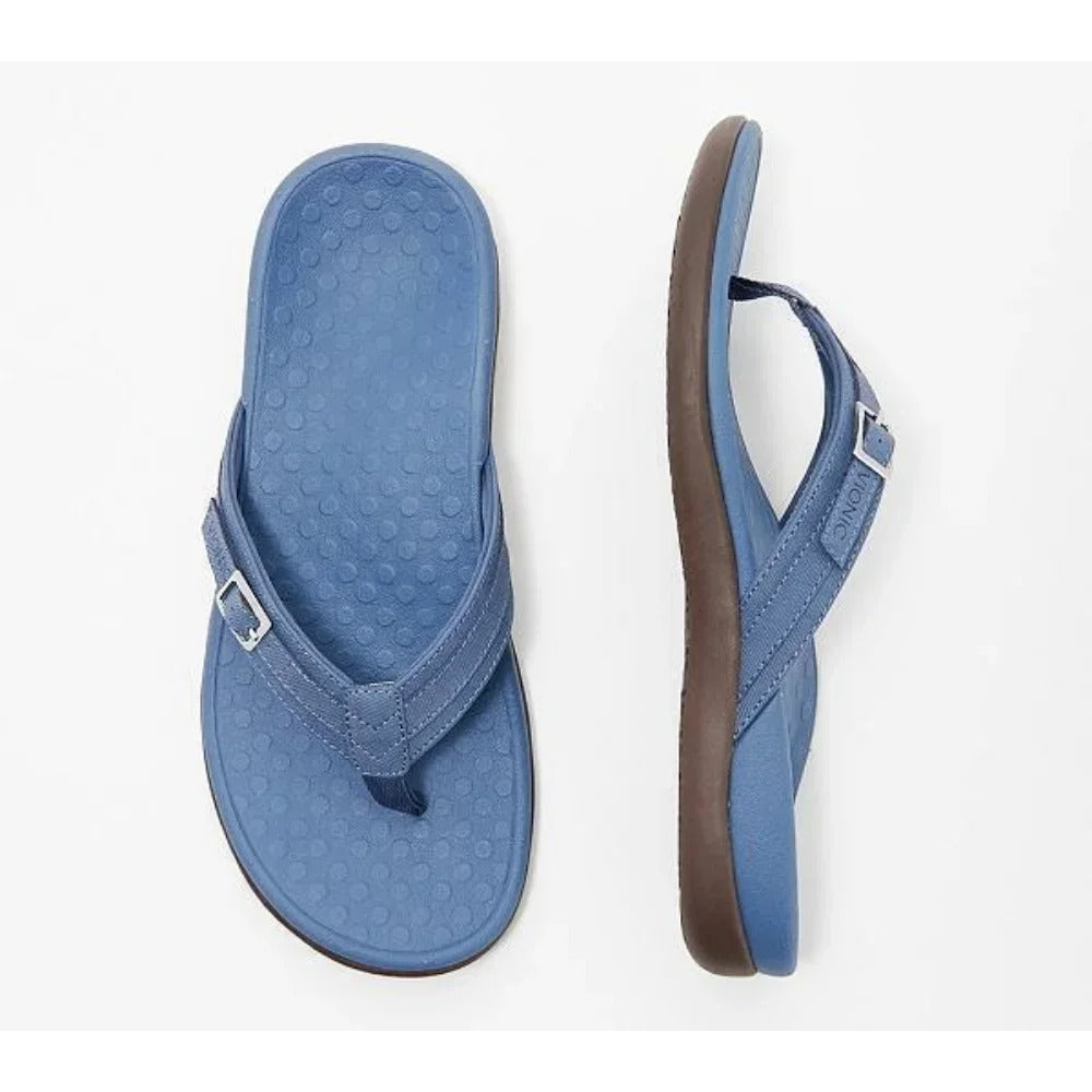 Ellie – Tongs d'Été Confortables - Bleu
