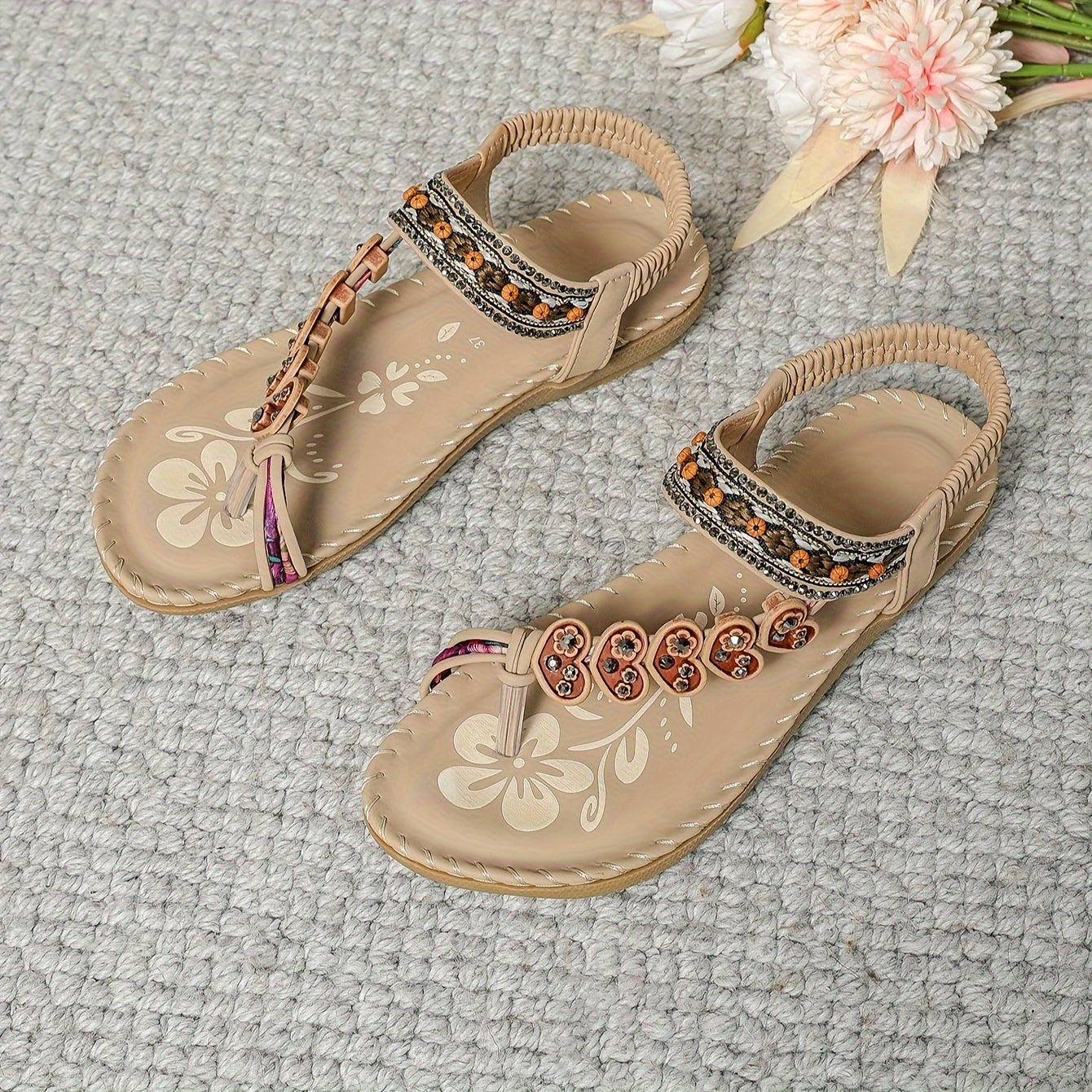 Amelia – Sandales Confortables à Bride – Marron