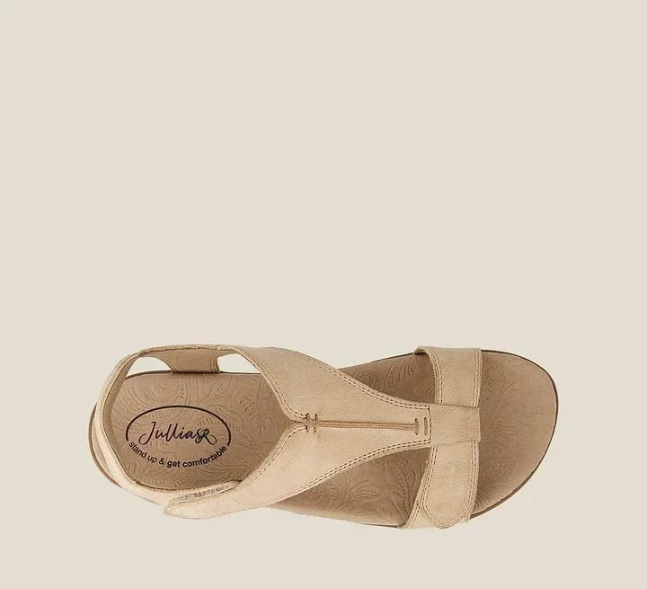 Sophia – Sandales Confortables Ajustables - Gris