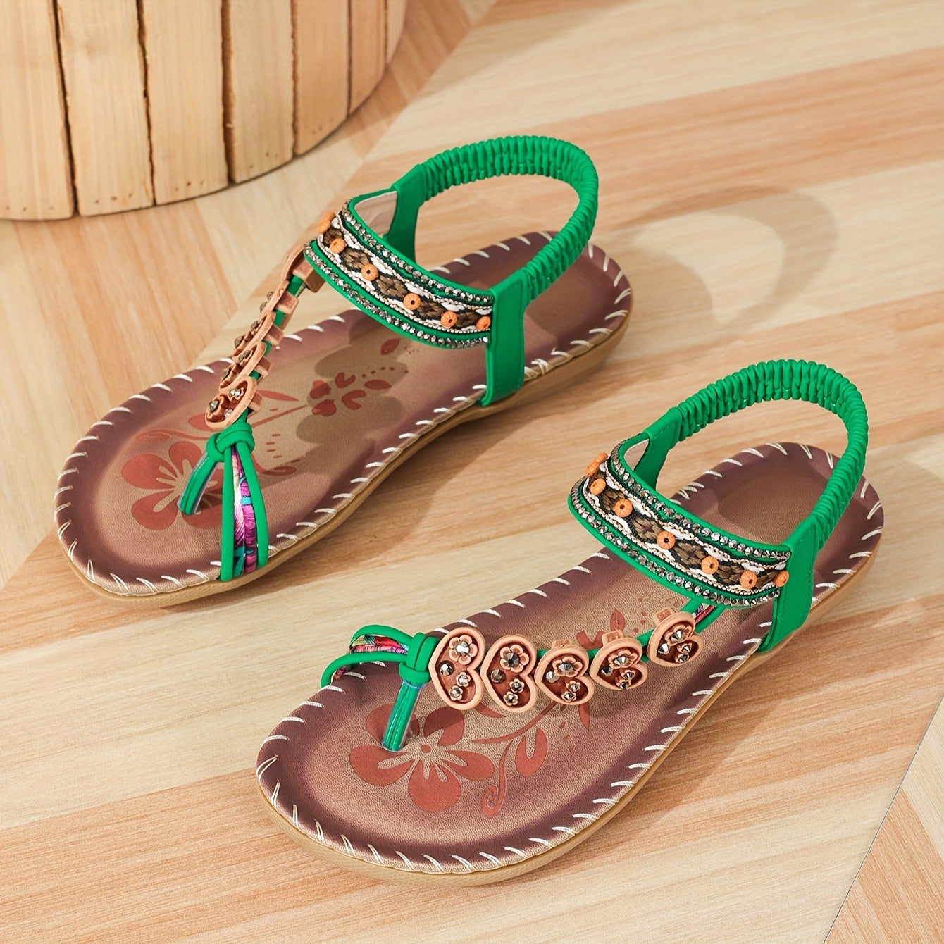 Amelia – Sandales Confortables à Bride – Marron
