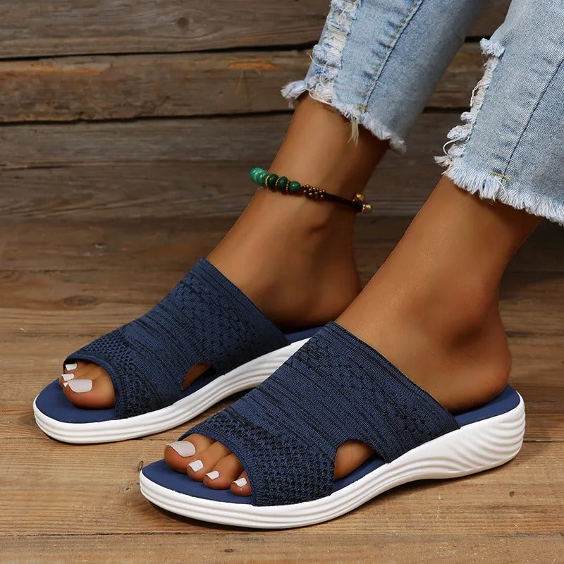 Olivia – Sandales Confortables – Bleu