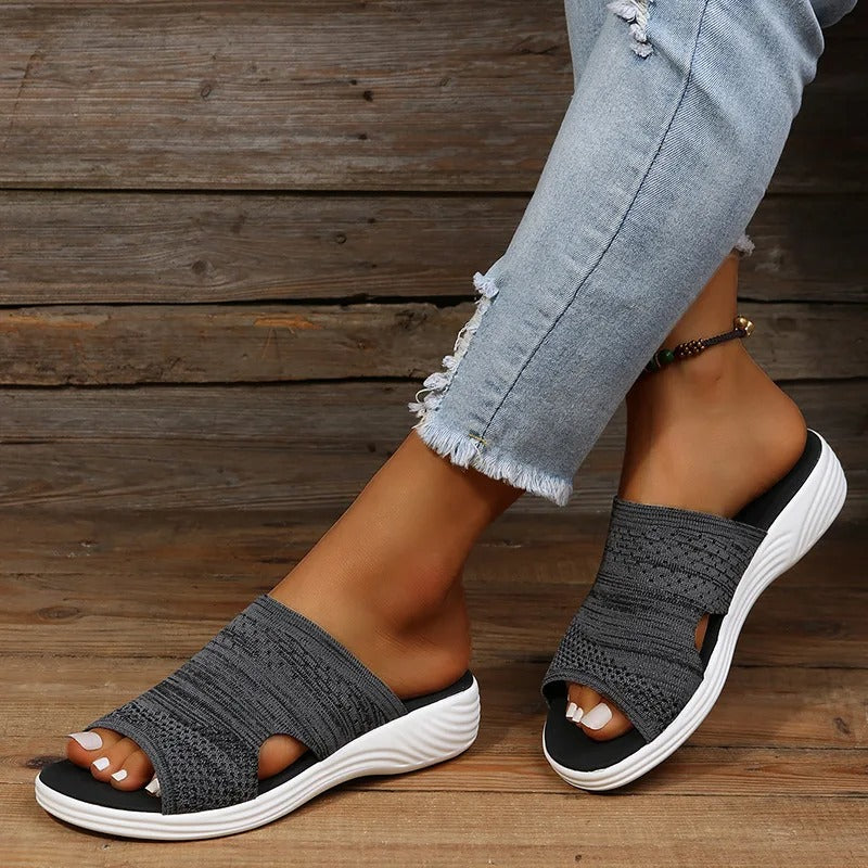 Olivia – Sandales Confortables – Bleu