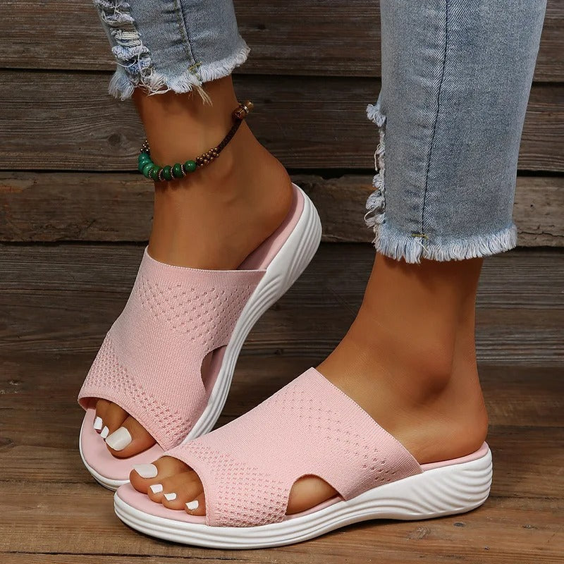 Olivia – Sandales Confortables – Bleu