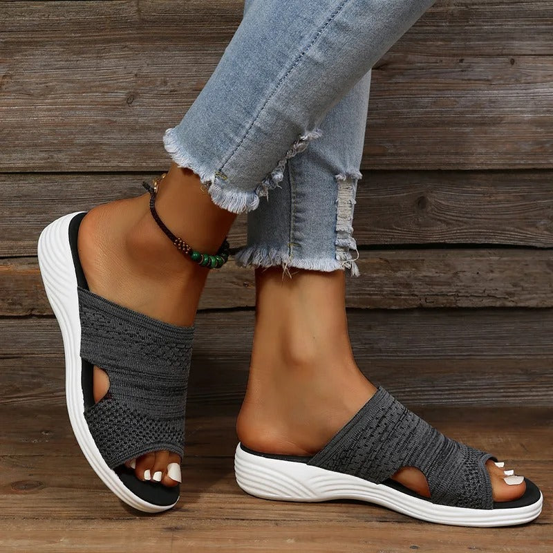 Olivia – Sandales Confortables – Bleu