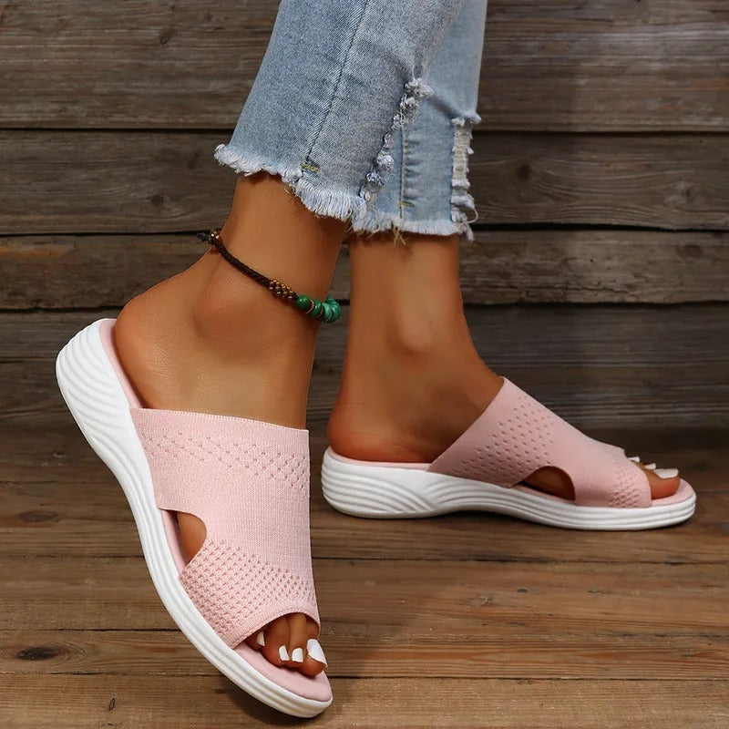Olivia – Sandales Confortables – Bleu