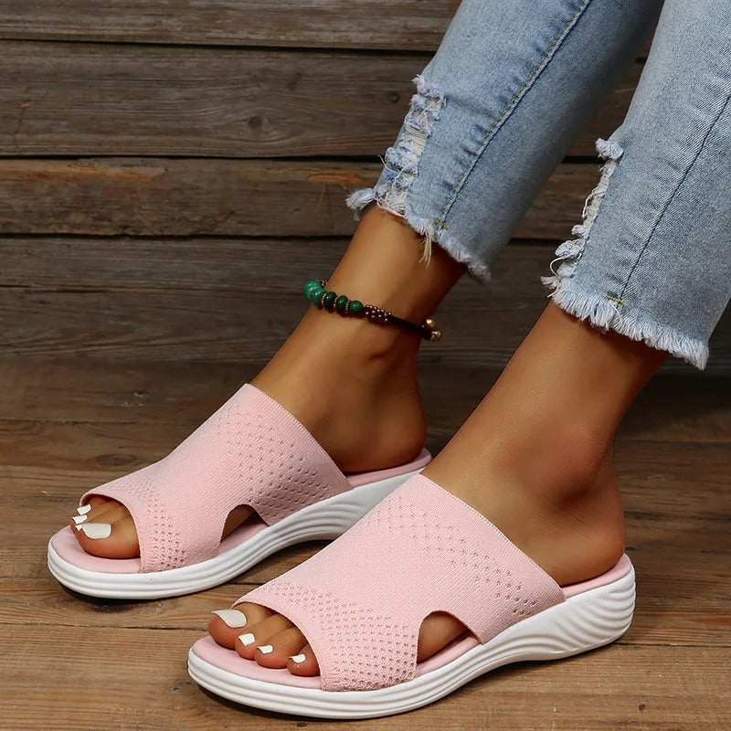 Olivia – Sandales Confortables – Bleu