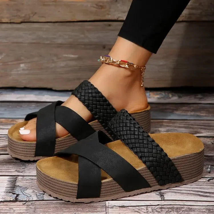 Victoria – Sandales Confortables Stylées – Marron