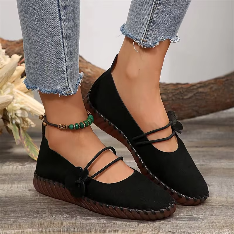 Scarlett – Chaussures Confortables Semelle Souple - Beige