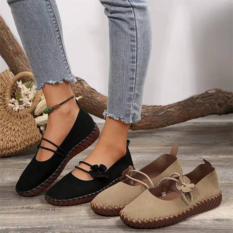 Scarlett – Chaussures Confortables Semelle Souple - Beige