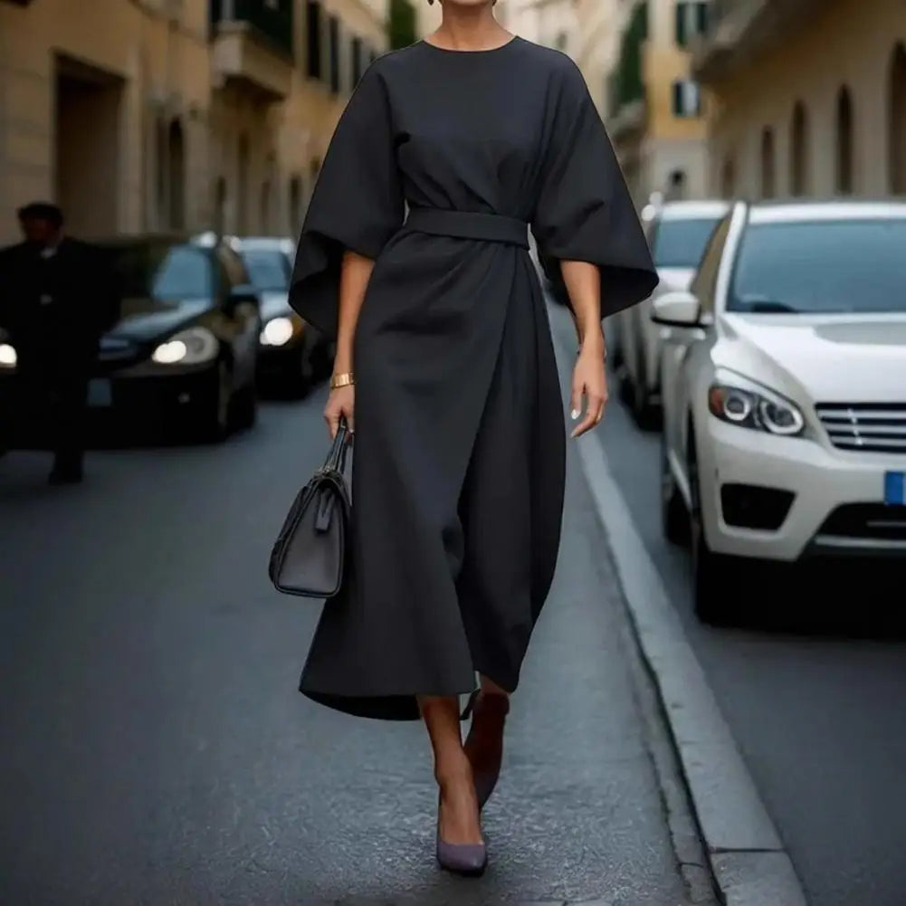 Isabella - Robe Décontractée Col Rond Confortable