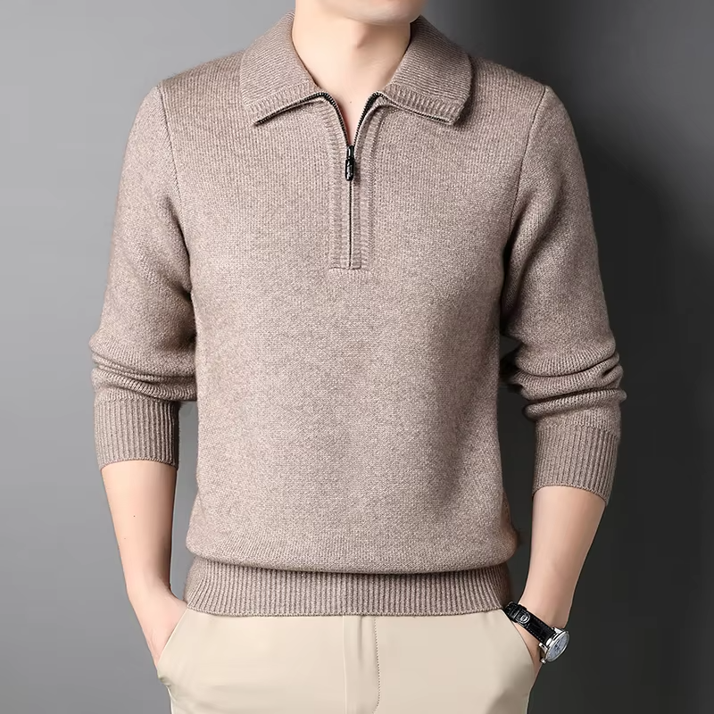 Isaac – Pull Zippé Doux et Chaleureux