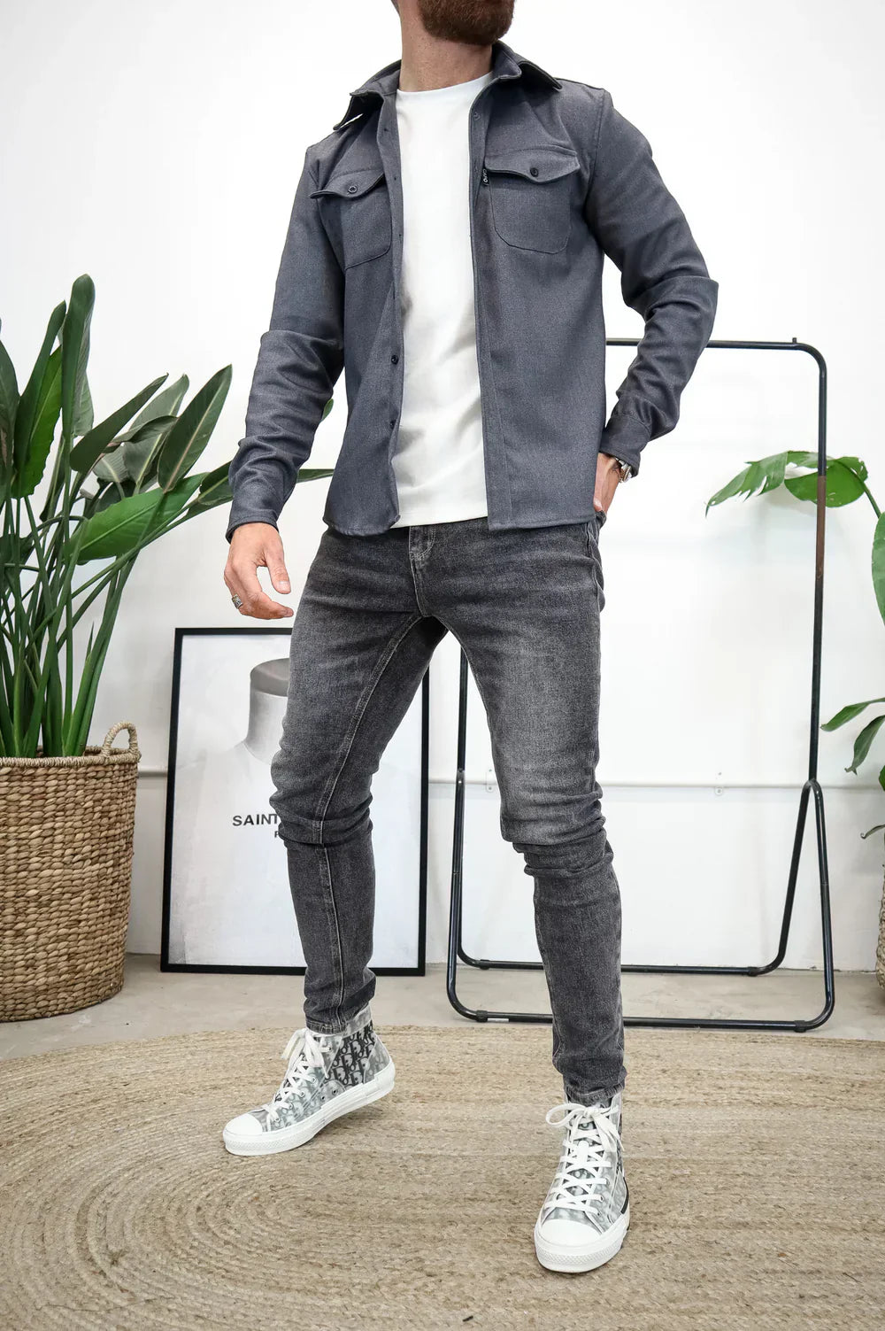 Nathan – Chemise Décontractée Haut de Gamme – Noir