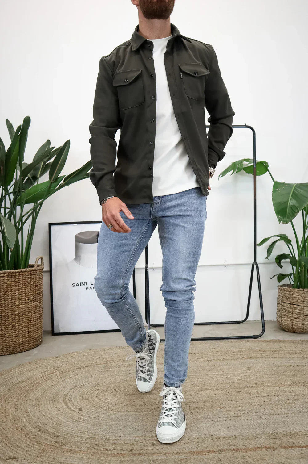 Nathan – Chemise Décontractée Haut de Gamme – Noir