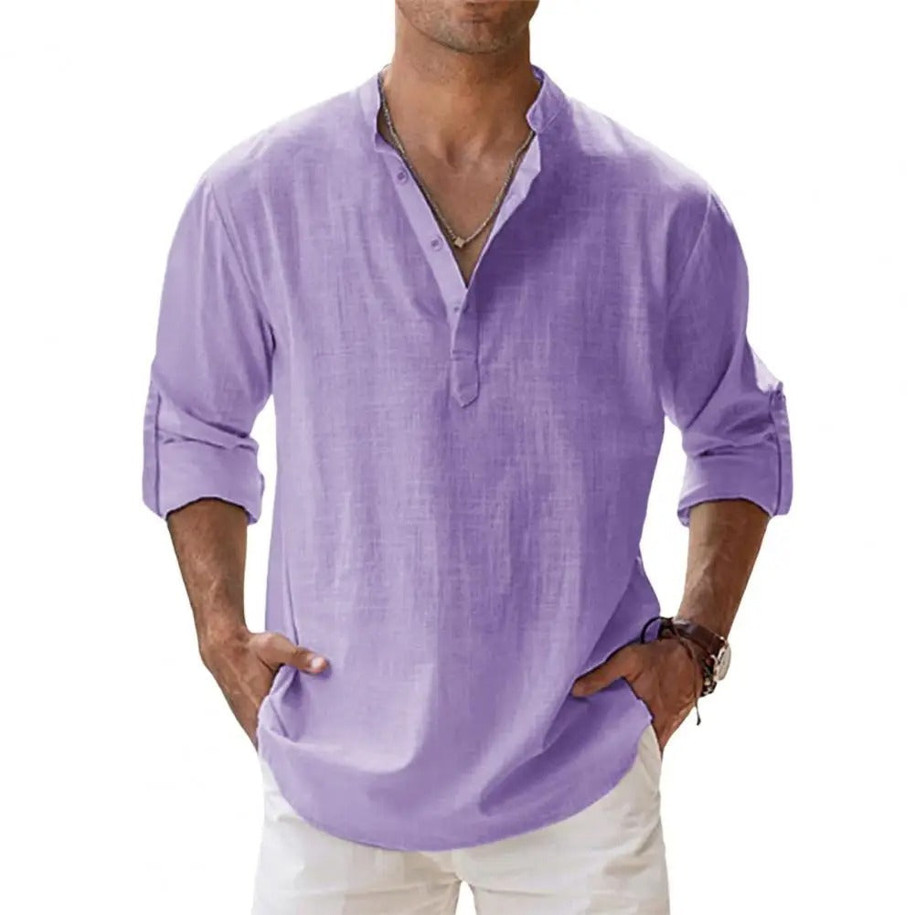 Grayson – Chemise Élégante en Coton Frais