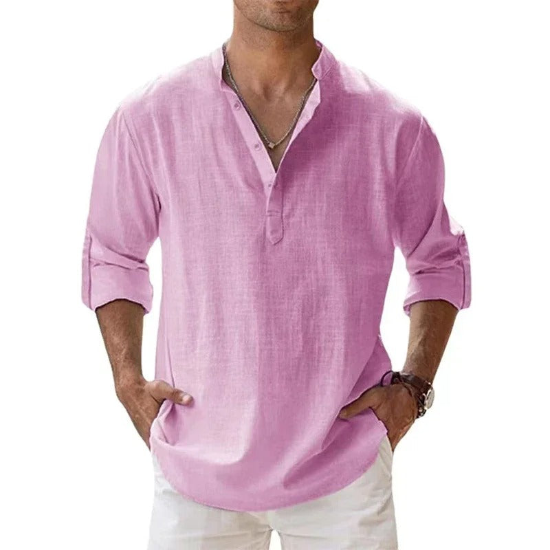 Grayson – Chemise Élégante en Coton Frais