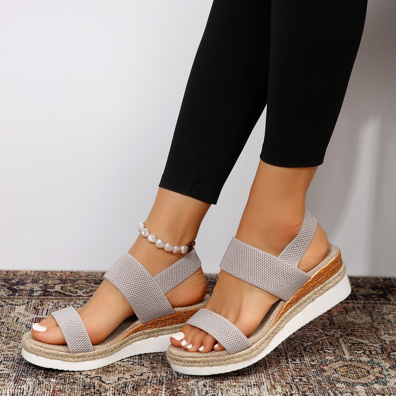 Aria – Sandales Printanières Confortables-Beige