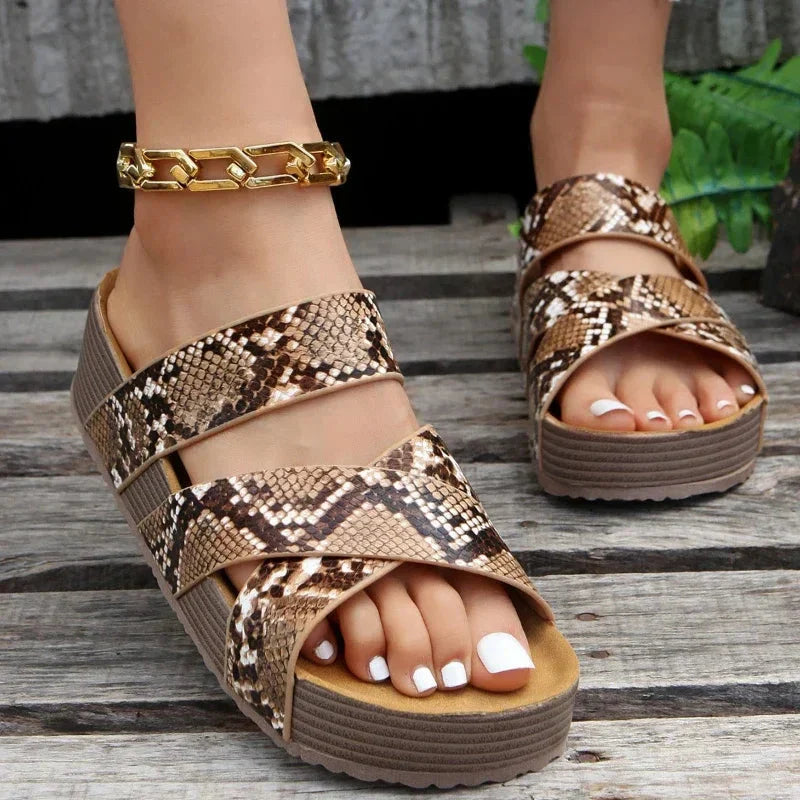 Victoria – Sandales Confortables Stylées – Marron