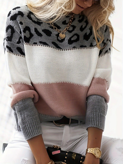 Penelope – Pull Léopard Stylé