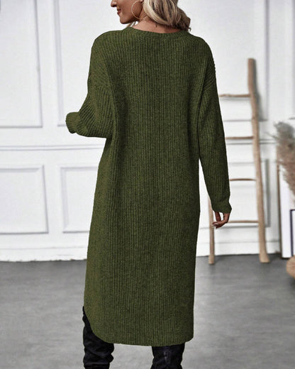 Addison – Robe Pull Asymétrique Confortable