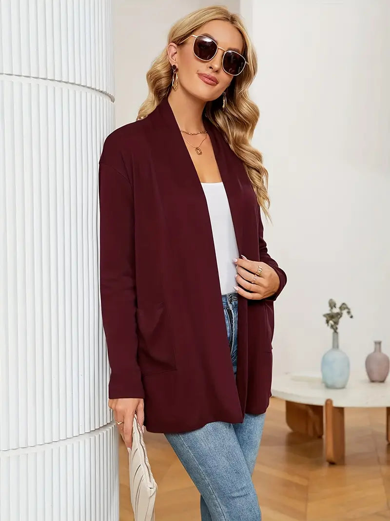 Scarlett - Gilet Tricoté Classique et Moderne