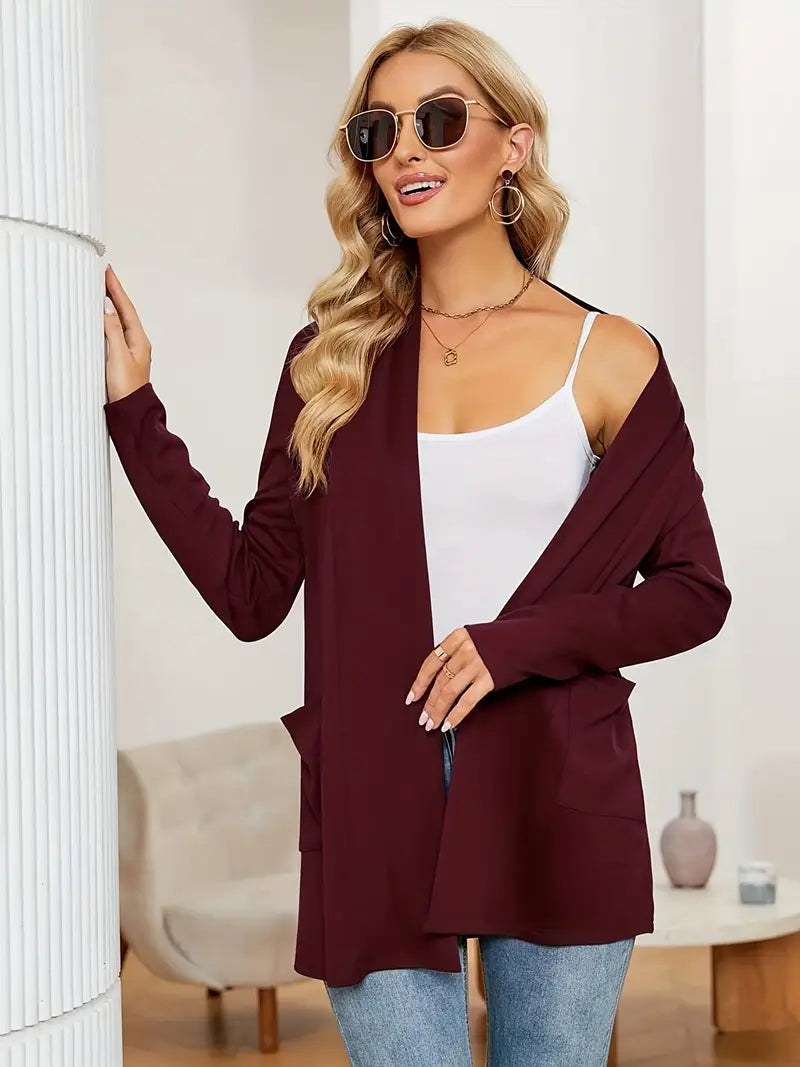 Scarlett - Gilet Tricoté Classique et Moderne