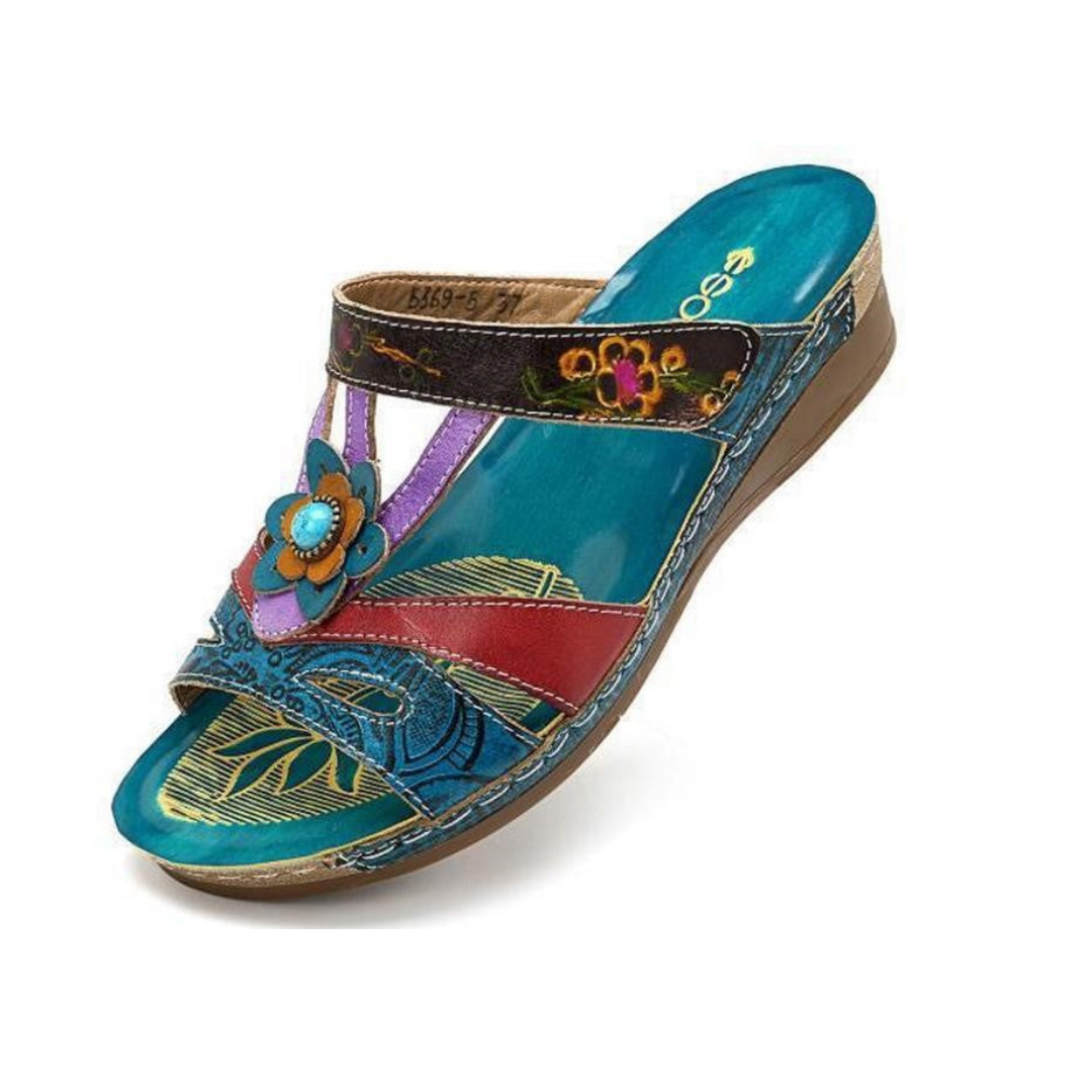 Ellie – Sandales Confortables avec Support de Voûte Plantaire et Fabrication Artisanale