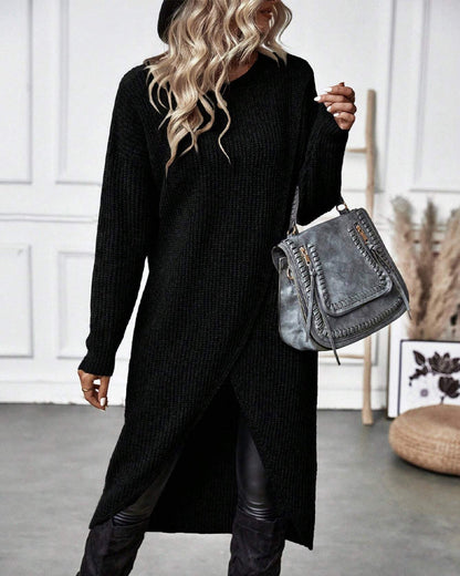 Addison – Robe Pull Asymétrique Confortable