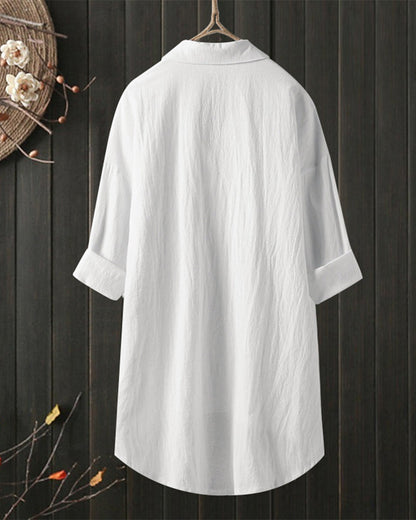 Olivia - Blouse Ample et Confortable Uni