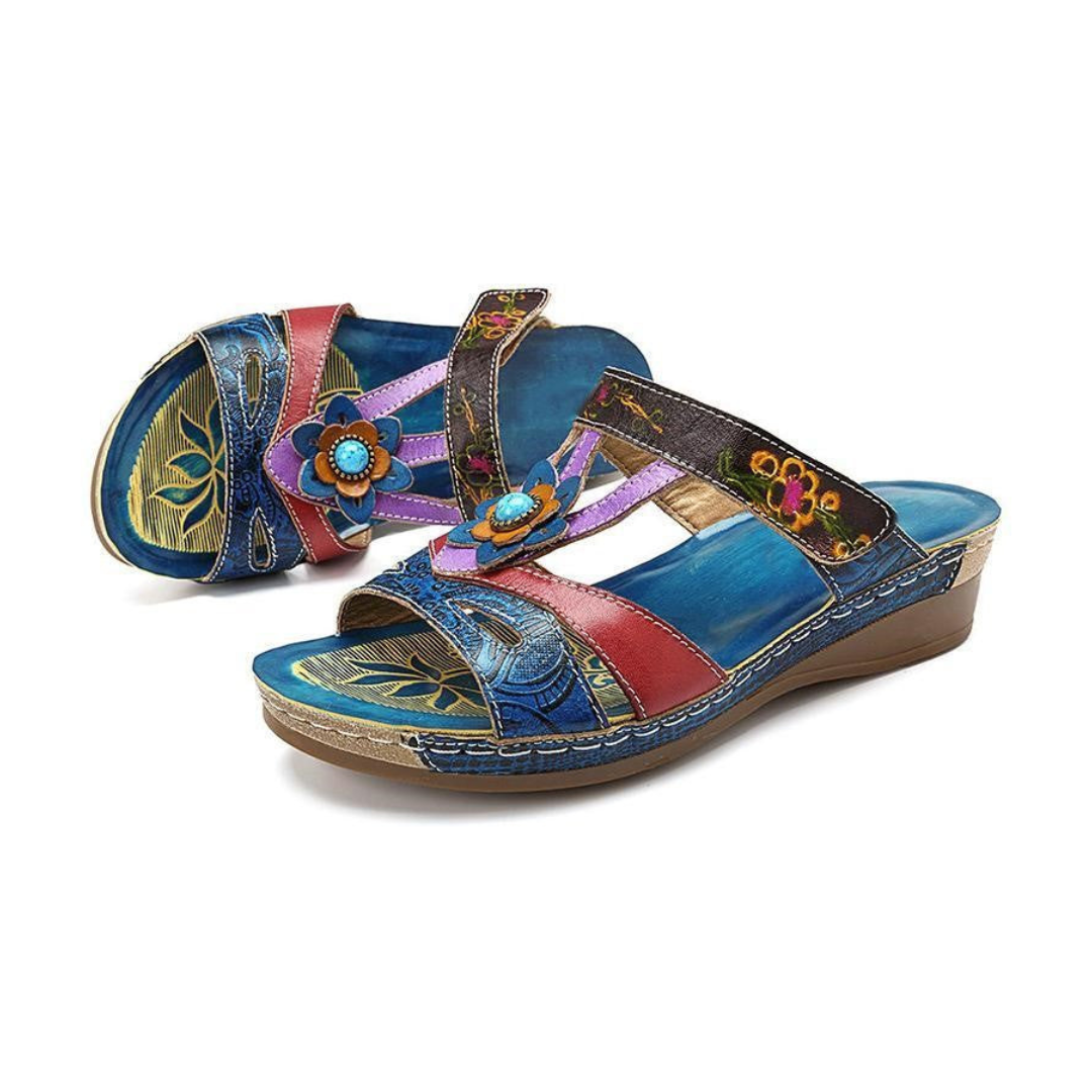 Ellie – Sandales Confortables avec Support de Voûte Plantaire et Fabrication Artisanale