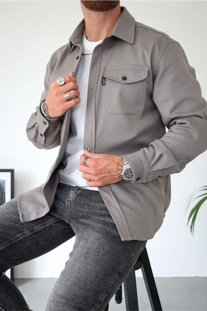 Nathan – Chemise Décontractée Haut de Gamme – Noir
