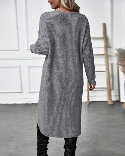 Addison – Robe Pull Asymétrique Confortable