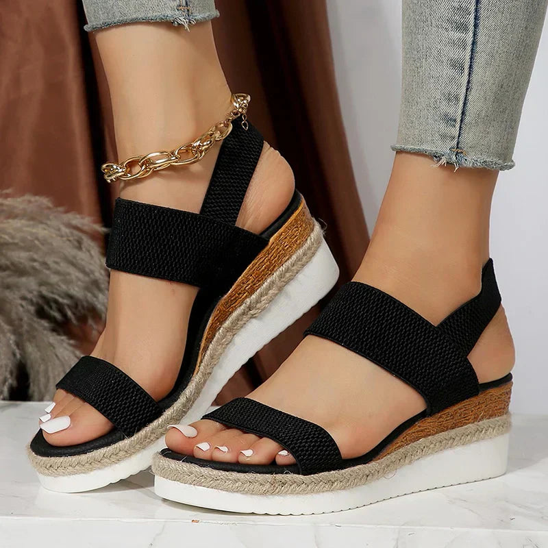 Aria – Sandales Printanières Confortables-Beige