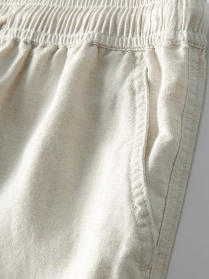 William – Ensemble Décontracté à Manches Courtes – Beige