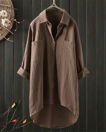 Olivia - Blouse Ample et Confortable Uni