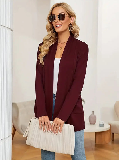 Scarlett - Gilet Tricoté Classique et Moderne