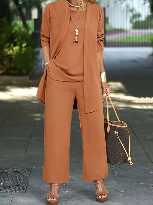 Layla – Ensemble Chic Trois Pièces – Noir