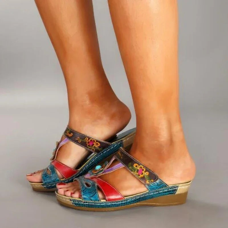 Ellie – Sandales Confortables avec Support de Voûte Plantaire et Fabrication Artisanale