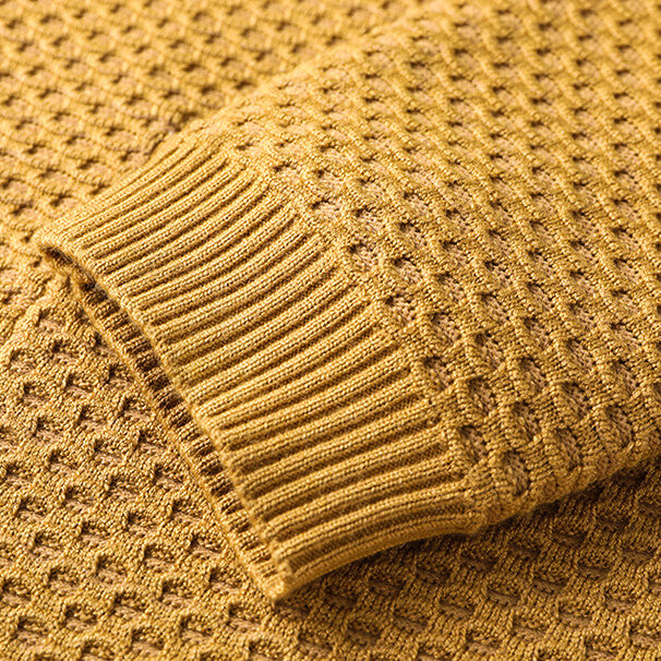 Henry - Gilet Tricoté Nid d’Abeille Confortable