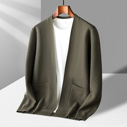 Henry - Gilet Tricoté Nid d’Abeille Confortable