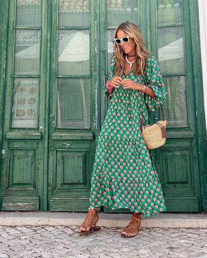 Penelope – Robe Printanière Élégante