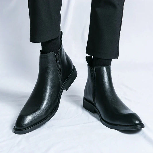 Nathan – Chaussures Confortables à Fermeture Zippée