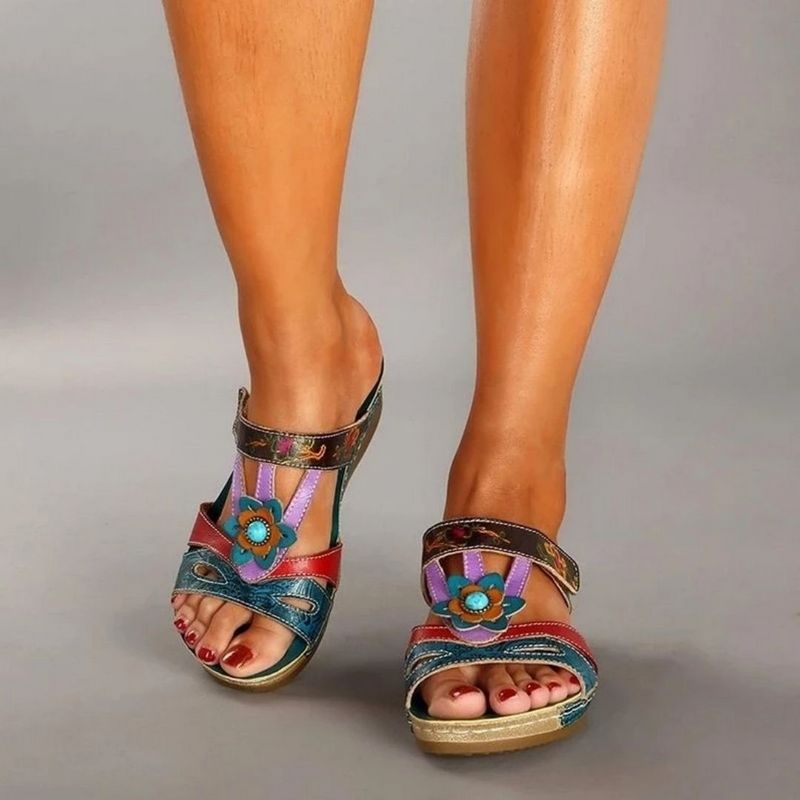 Ellie – Sandales Confortables avec Support de Voûte Plantaire et Fabrication Artisanale