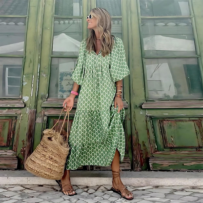 Penelope – Robe Printanière Élégante