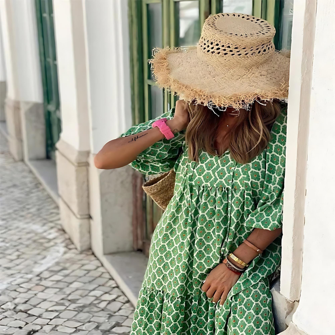 Penelope – Robe Printanière Élégante