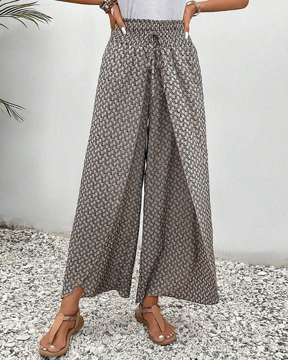 Georgia - Pantalon Large Décontracté