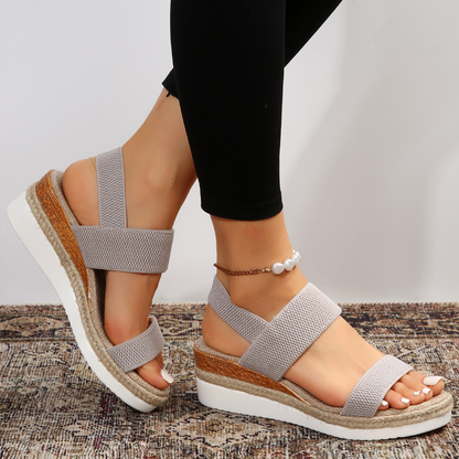 Aria – Sandales Printanières Confortables-Beige
