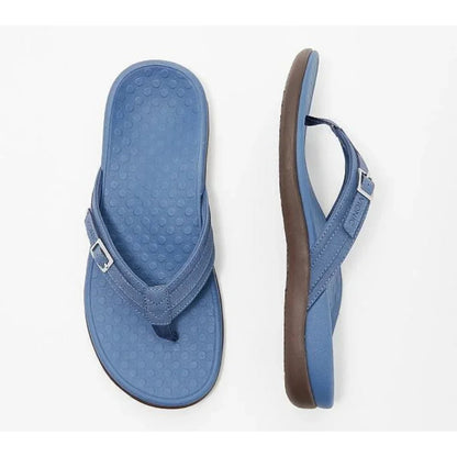 Ellie – Tongs d'Été Confortables - Bleu