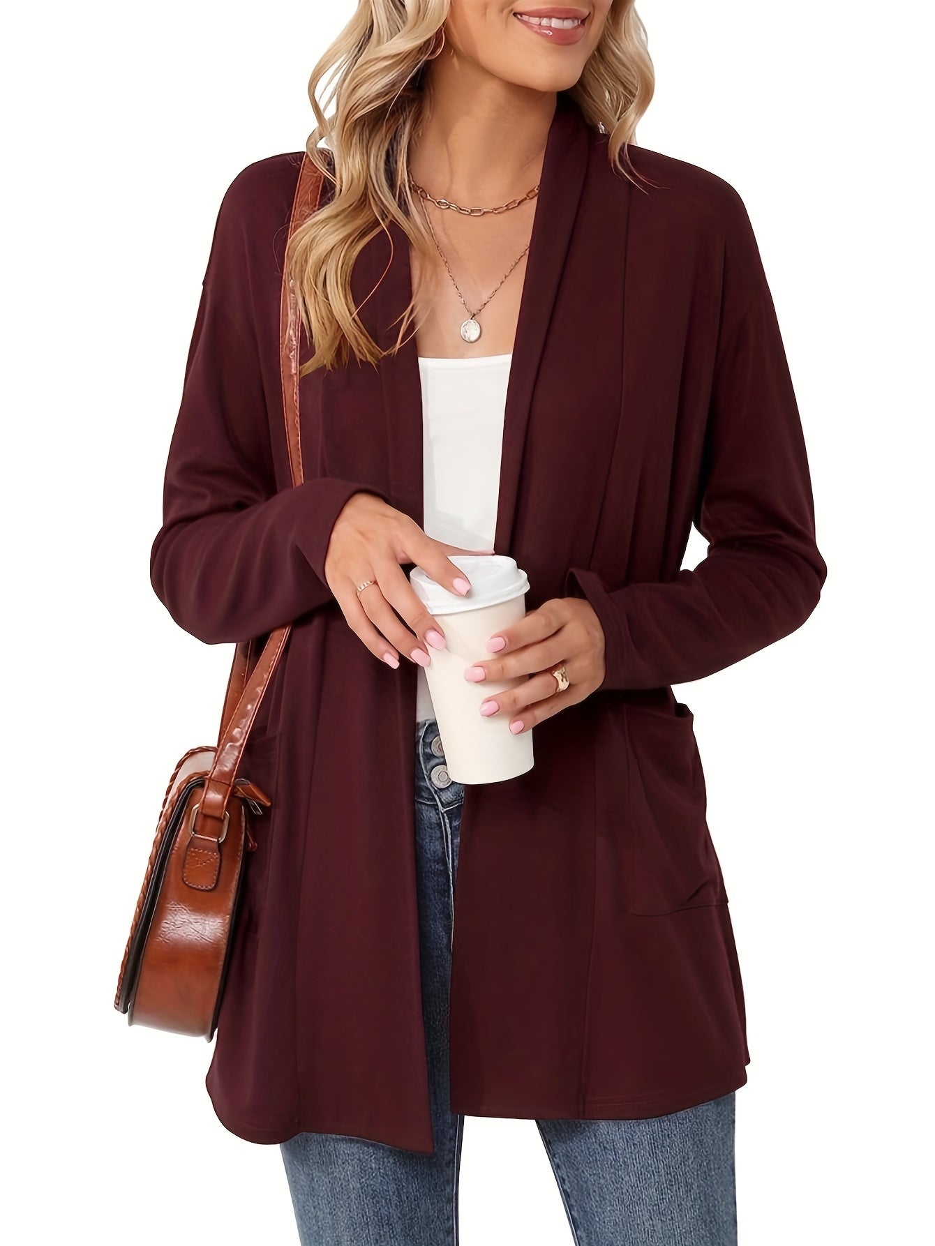 Scarlett - Gilet Tricoté Classique et Moderne