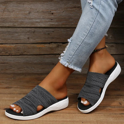 Olivia – Sandales Confortables – Bleu