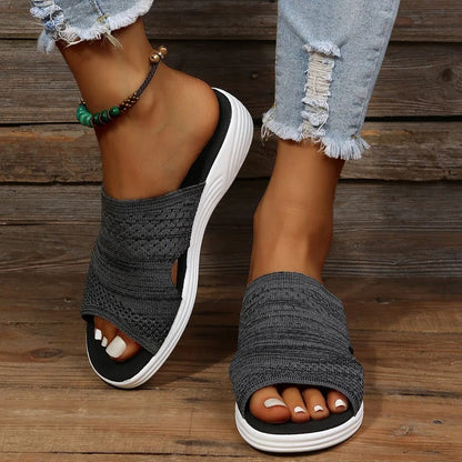 Olivia – Sandales Confortables – Bleu
